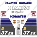 Fits Komatsu D37EX-23 Decal Kit Dozer (also D37EX-24) 3M Vinyl!. Fixed Price $194.95.