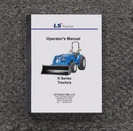 Ls K5047 K5055 K-series Wheel Tractor Owner Operator User Guide Manual. Fixed Price $91.91.
