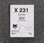 Bobcat Mini Excavator Shop Service Repair Manual S/n 508911999 & Down. Fixed Price $156.79.