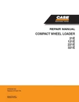 Case 21E,121E,221E,321E Compact Wheel Loader Service Manual. Fixed Price $86.00.