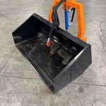 New 3 Point Hydraulic Loader, Bucket Attachment 48" CAT-1 Tractors. Fixed Price $1284.99.