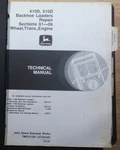 John Deere 410D 510D Backhoe Loader Technical Service Shop Repair Manual TM1513. Fixed Price $229.99.