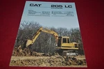 Caterpillar 205 Lc Hydraulic Excavator Dealer's Brochure DCPA6 VER3. Fixed Price $19.99.