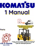 Komatsu FD40ZT-7 Forklift Parts Manual Pdf Usb. Fixed Price $30.00.