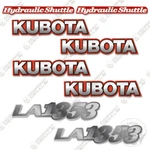 Fits Kubota LA1353 Kit Tractor Decals - 3M Vinyl Aftermarket Sticker Set!. Fixed Price $54.95.