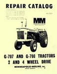 Minneapolis Moline G-707 G707 G708 Lp Gas Diesel Tractor Parts Manual. Fixed Price $19.91.