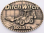 Ditch Witch 1025SK Model Equipment Operator Solid Brass Vintage Belt Buckle. Fixed Price $55.00.