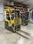Hyster E50XN-27 5000 Lb Capacity Electric Forklift Good Battery Side Shift. Fixed Price $6000.00.