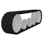 Rubber Track 18" 457 X 152.4 Sn 55 Fits Roadtec RP195E PVR8780. Fixed Price $9347.14.
