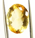 8.75 Ct Natural Yellow Citrine Loose Gemstone Oval Cut - 60054. Fixed Price $15.99.
