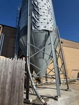 2015 Sioux Steel Co 12' Diameter 6 Row 1842 Bushel Galvanized Silo Hopper. Fixed Price $8400.00.