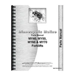 Parts Manual Fits White MY50 MY60 MY70 Minneapolis Moline. Fixed Price $58.99.