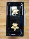 Thermador PRG486WDH Black Drip Tray Panel Gold Burners Cooktop Base AP2. Fixed Price $399.99.