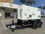 2022 Jcb G125RS Tier 4 Final Generator, 100KW, No Dpf, Dual Axle Trailer. Fixed Price $72500.00.