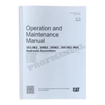Caterpillar 305E2 Cr 305.5E2 Hydraulic Excavator Operators Manual SEBU9410. Fixed Price $85.00.
