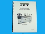 Jet BDB-1340A Belt Drive Lathe Owners Manual *217. Fixed Price $20.00.