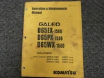 Komatsu Galeo D65EX-15EO D65PX-15EO & D65WX-15EO Bulldozer Owner Operator Manual. Fixed Price $94.18.