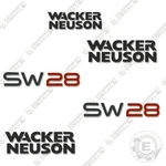 Fits Wacker Neuson SW28 Decal Kit Skid Steer Replacement Stickers. Fixed Price $99.95.