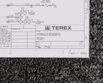 Terex RT230-1 Rough Terrain Crane Hydraulic Schematic Diagram Manual. Fixed Price $120.50.