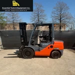 2017 Toyota 8FDU32 3-STAGE 6,500 Lbs. Pneumatic Diesel Forklift- 4,031 Hrs. Fixed Price $22500.00.