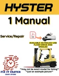 Hyster Forklift (F160) J30XMT Service Repair Shop Manual Pdf On Usb. Fixed Price $59.99.