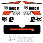 Fits T450 Bobcat Skid Steer Replacement Decals. Fixed Price $131.54.