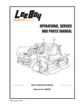 Leeboy 8500 Conveyor Paver Service Parts Operation Repair Manual. Fixed Price $44.00.