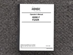 Doosan G25E-7 Forklift Truck Owner Operator Manual User Guide. Fixed Price $120.40.