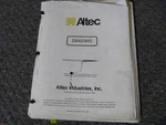 Altec D842 D845 Digger Derrick Boom Lift Maintenance Manual Pn 749-10021 Xz. Fixed Price $73.74.