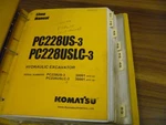 Komatsu PC228US-3 PC228USLC-3 Excavator Shop Service Repair Manual S/n 30001-UP. Fixed Price $167.30.