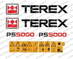 Terex PS5000 Dumper Decals. Fixed Price $98.08.
