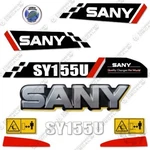 Fits Sany SY155U Decal Kit Excavator - 7 Year Outdoor 3M Vinyl!. Fixed Price $274.95.