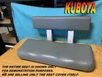 Kubota New Seat Cover. Utv Crew Front J13. Fixed Price $99.95.