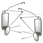 Door Mirror Cab Mount Stainless Lh & Rh Fit 88-10 Freightliner FLD112 FLD120. Fixed Price $239.00.
