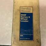 Caterpillar 988F Ii Service Shop Repair Manual Wheel Loader Guide Sn 2ZR. Fixed Price $179.99.