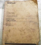 Caterpillar 777C 776C Truck Parts Manual 4XJ 4TK. Fixed Price $35.00.
