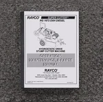 Rayco Rg 1672 Dxh Diesel Stump Cutter Operator Owner User Manual & Parts Catalog. Fixed Price $120.06.