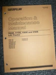 Caterpillar V80E V90E Trucks Forklift Operator Maintenance Manual 4ZB1-. Fixed Price $123.02.