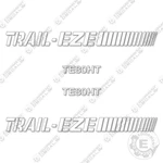 Fits Trail-eze TE80HT Decal Kit 2 Axle Trailer 7 Year Outdoor 3M Vinyl!. Fixed Price $149.95.