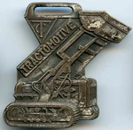 Allis Chalmers HD5 Diesel Crawler Tractor Tractomotive Loader Pocket Watch Fob. Fixed Price $20.00.