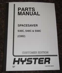 Hyster S30C S40C S50C S/n (C002) Forklift Truck Parts Manual Book Catalog. Fixed Price $59.99.
