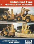 Fork Lift Truck Data Sheet - Master Craft Industrial C1989 Brochure (LT601). Fixed Price $10.21.
