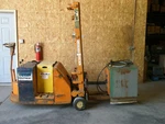 Clark ST20 Electric Walk Behind Forklift 8' With Charging Battery ETS-6-1-600. Fixed Price $2500.00.