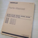 Cat GC15K GC18K GC20K GC25K GC30K Forklift Chassis Mast Parts Manual Book List. Fixed Price $58.47.