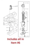 Swivel Joint Seal Kit Fits Yanmar B2-5 Excavator. Fixed Price $298.27.