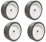 4 Pack Haulotte 2820302890, Scissor Lift Tires 15"X5", Plain, Non-marking Wheel. Fixed Price $758.49.
