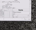 Genie SLC12 Superlift Contractor Hydraulic Schematic Diagram Manual. Fixed Price $113.58.