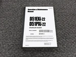 Komatsu D51EXI-22 D51PXI-22 Crawler Dozer Operator & Maintenance Manual B13500-. Fixed Price $104.66.