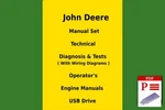 John Deere 5055E 5065E 5075E Tractor Technical & Diagnosis Tests Manual Set Usb. Fixed Price $39.99.