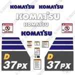 Fits Komatsu D37PX-23 Decal Kit Dozer (also D37PX-24) 3M Vinyl!. Fixed Price $194.95.